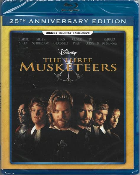 The Three Musketeers Disney Th Anniversary Edition Blu Ray New Dvds