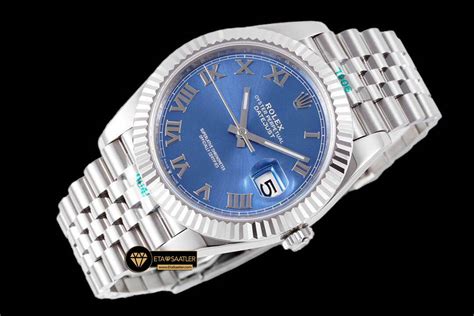 Rolex Datejust Azzurro Mavi Kadran Clean Factory Mm Jubile