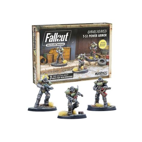 Fallout Wasteland Warfare Unaligned T51 Power Armour EN 33 95