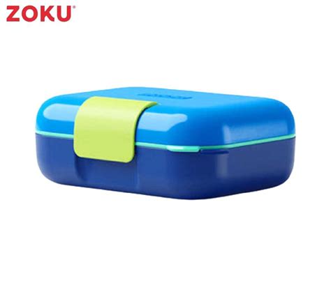 Zoku Neat Bento Jr Kid S Lunch Box Compact Two Compartment Design