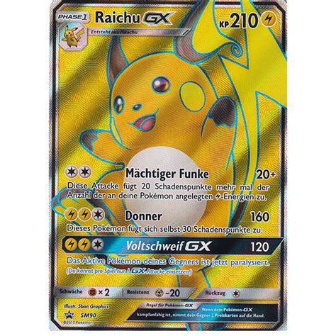 Raichu Gx Sm Promo Full Art Deutsch Holoncardshop