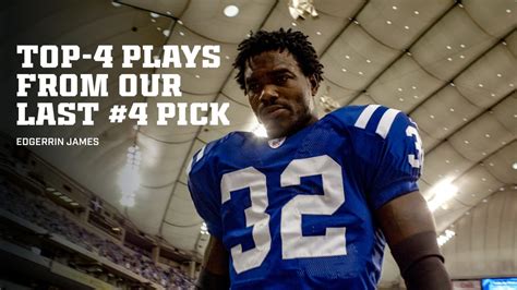 Edgerrin James The Top Four Plays From Our Last 4 Pick