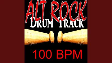 Alt Rock Drum Track 100 Bpm Instrumental Drum Beat For Bass Guitar Youtube