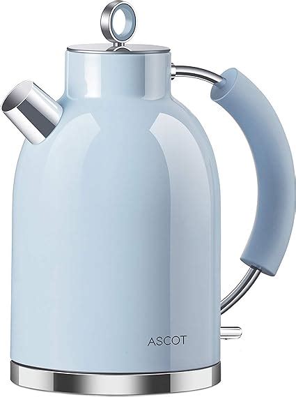 Ascot Electric Kettle Stainless Steel Filter Kettles Tea Heater Hot