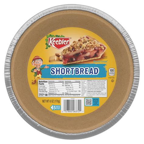 Keebler Ready Crust 9 Inch Shortbread Pie Crusts Premade Pie Crusts For Baking And