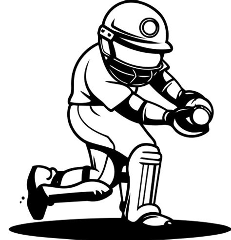 Ball Bat Cartoon Cricket Vector Images (over 1,100)