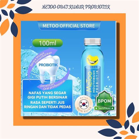 Jual METOO OBAT KUMUR PROBIOTIK ASAL KOREA FRESH MINT MOUTH WASH OBAT