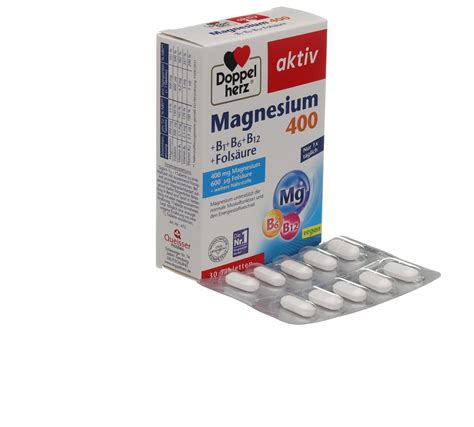 Magnesium B1B6B12 X 30 Tablets Doppel Herz FarmaNET