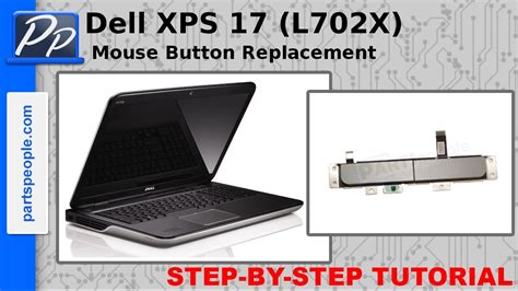 Dell Xps 17 L702x Mouse Button Replacement Video Tutorial Teardown Youtube