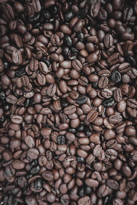 roasted coffee beans, brown background 19636622 Stock Photo at Vecteezy