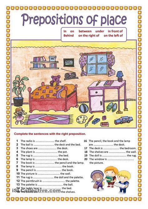 Prepositions Of Place 2 Prepositions En Ingles Aula De Clases De