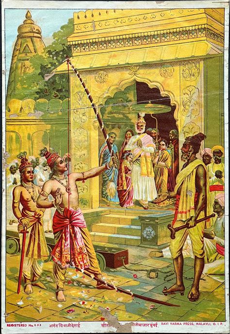 Sita Svajambar Raja Ravi Varma Etsy