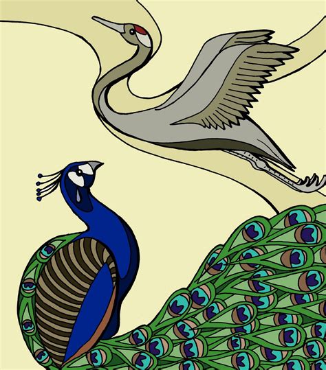 304 AN AESOP S FABLE THE PEACOCK AND THE CRANE FUN WITH ENGLISH BY