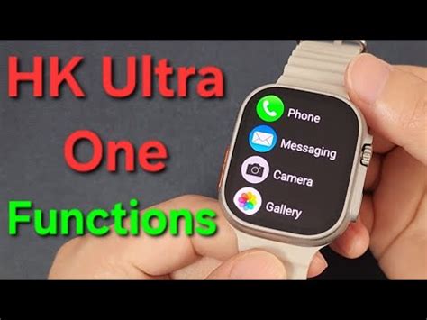 Kiwitime Hk Ultra One Smartwatch Functions Review G Network Android