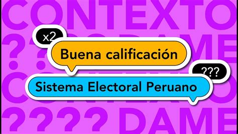 Damecontexto Sistema Electoral Peruano Mantuvo Buena Calificación Según The Economist Youtube