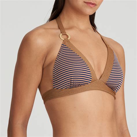 Marie Jo Swim Voorgevormde Triangel Bikini Top Saturna Ocean Bronze