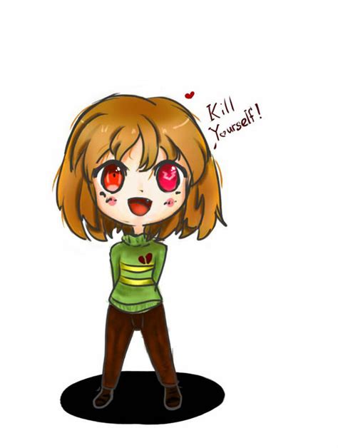 Undertale Chara Chibi By Creamysuicider On Deviantart