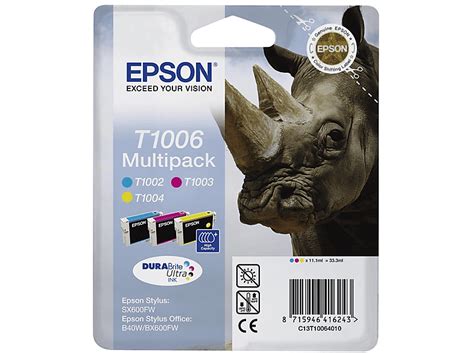 Epson C T Tinte Colour Multipack Tintenpatrone Mehrfarbig