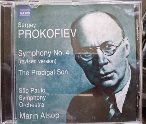 Prokofiev Symphony No The Prodigal Son Cd Sao Paulo S O Marin