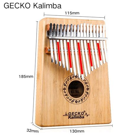 Kalimba Gecko K Ba Alat Musik Kalimba Keys Mbira Piano Musik