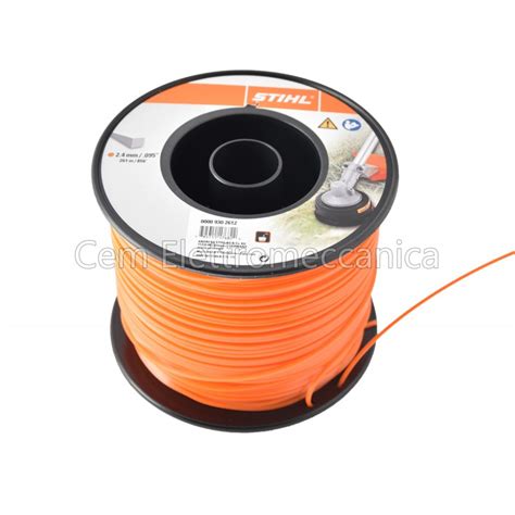 Bobina Filo Nylon Quadro Stihl 2 4 Mm Da 253 Metri CEM