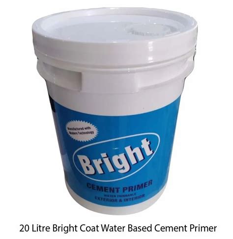 20 Litre Bright Coat Water Based Cement Primer At Rs 1300 Bucket