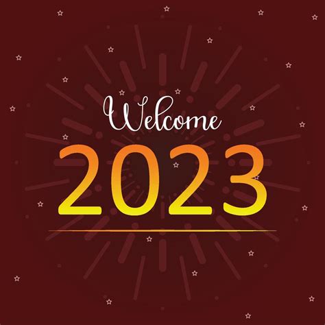 Welcome 2023 premium vector illustration 16699669 Vector Art at Vecteezy