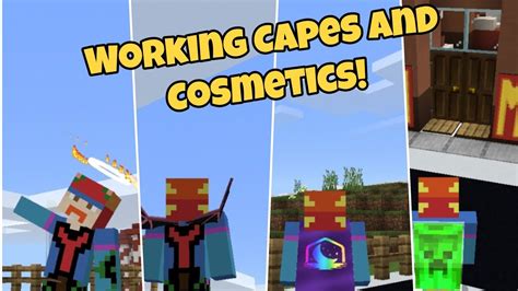 Minecraft Bedrock 116 How To Get Free Animated Capes And Cosmetics Tutorial Works On