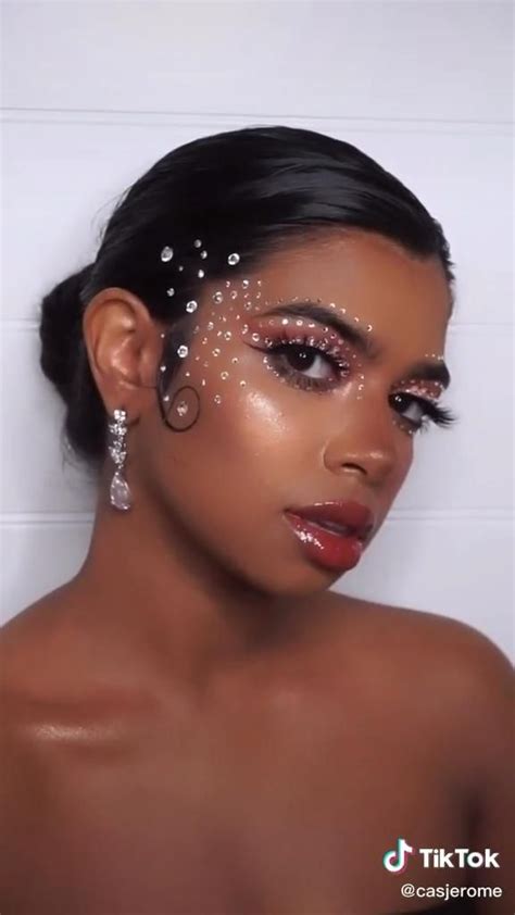 Alexa Demie Euphoria Rhinestone Makeup Look Video Glamorous Makeup