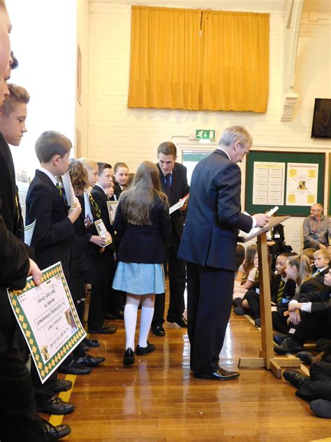 Gavin presents awards at Brewood Middle School | Rt. Hon. Gavin ...