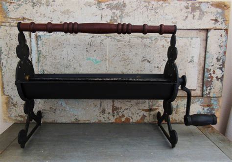 Vintage Cast Iron Paper Log Roller By Turquoiserollerset On Etsy