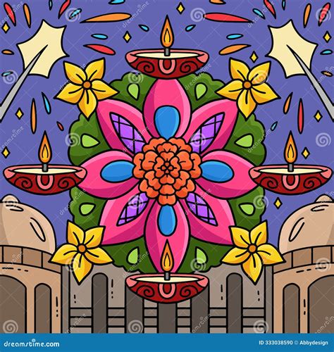 Diwali Rangoli Stencils Diwali Background Royalty-Free Stock Image ...