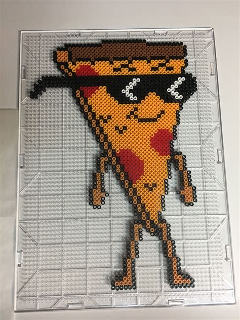 Pizza Steve Perler Bead Perler Bead Templates Perler Beads Designs Perler Bead Mario