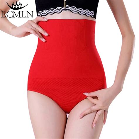 Women High Tummy Control Panties Waist Body Shaper Seamless Belly Waist Slimming Pants Shapewear