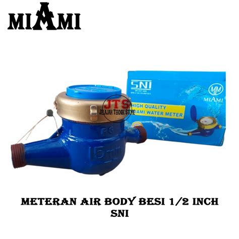 Jual Meteran Air Bodi Besi Miami Inch Water Meter Inch Pdam