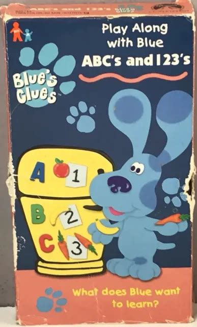 Nick Jr Blues Clues Abcs S Vhs Video Tape Buy Get Free