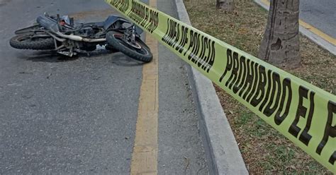 Muere Joven Al Derrapar Con Su Moto En Canc N