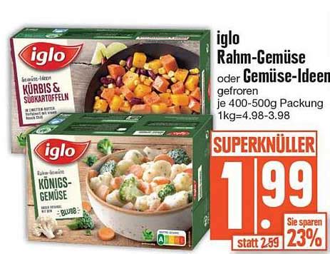 Iglo Rahm Gem Se Oder Gem Se Ideen Angebot Bei Edeka Prospekte De