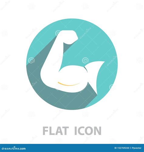 Strong Icon Muscles Stock Vector Illustration Of Fist 152769244