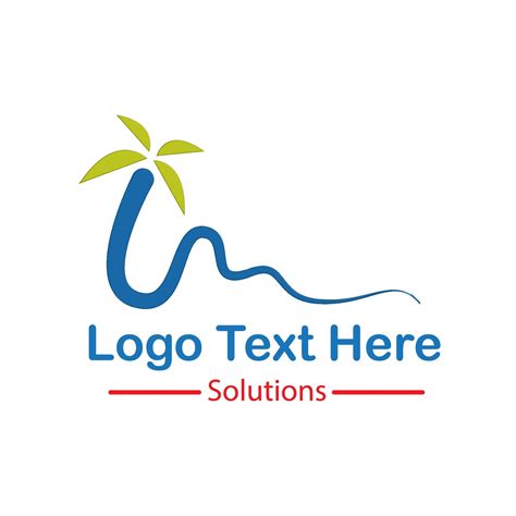 island logo design 9899719 Vector Art at Vecteezy