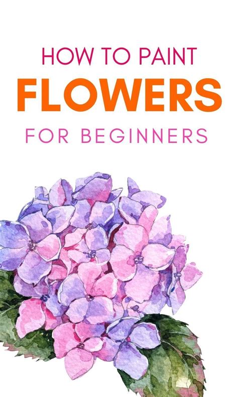 How To Draw Flowers With Watercolors The Ultimate Guide In