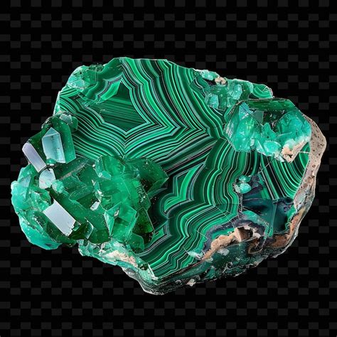 Premium Psd A Green Quartz Stone With A Green And White Label On It