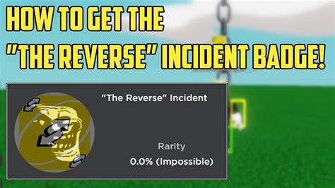 HOW TO GET THE REVERSE ACCIDENT BADGE IN SLAP BATTLES ROBLOX YouTube