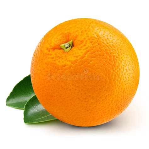 Orange Fruits With Leaf Stock Photo Image Of Ripe Slice