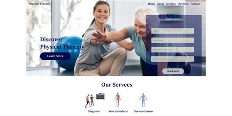 Physical Therapy Landing Page Figma Community