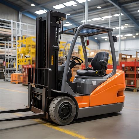 Premium Ai Image Warehouse Electric Forklift