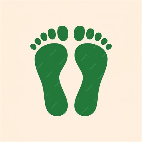 Premium Vector | Flat design illustration of footprint vector