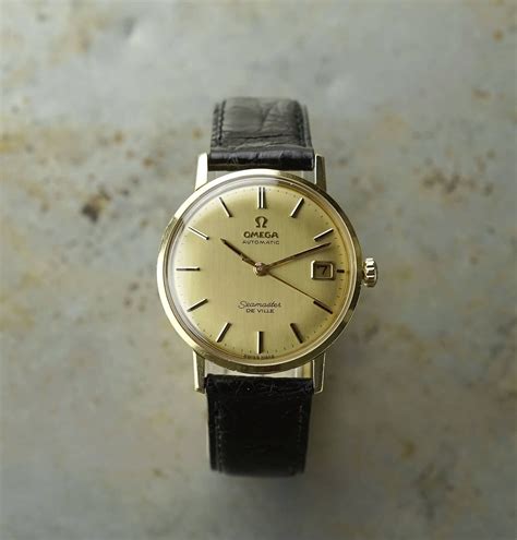 Omega Seamaster De Ville 18ct Gold 1965 Omega Seamaster Omega