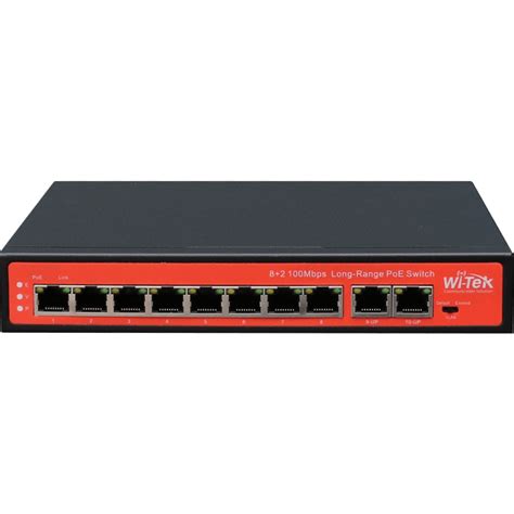 Poe Switch Ports Gigabit Uplink Wi Ps G Wi Tek Apsardze