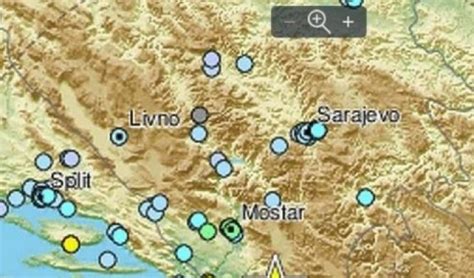 Bio Je Vrlo Jak Zemljotres Pogodio Bih Gra Ani U Et Podru Ja